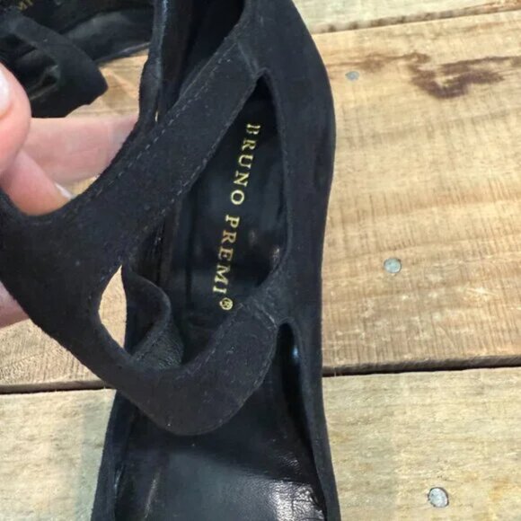 Bruno Premi Suede Block Heels Size 39 - Picture 7 of 11